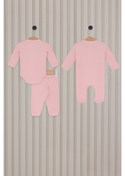 Kız Bebek Açık Pembe Pijama Takım 50315434-VR078
