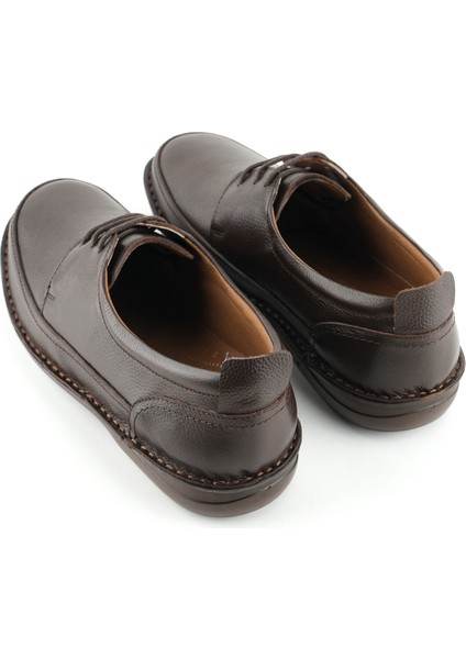 Erkek Yazlık Iç Dış Deri Ortopedik Rahat Klimalı Taban Bağcıklı Ayarlanabilir Günlük Klasik Ayakkabı fırsatları