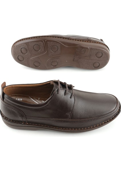 Erkek Yazlık Iç Dış Deri Ortopedik Rahat Klimalı Taban Bağcıklı Ayarlanabilir Günlük Klasik Ayakkabı indirimleri