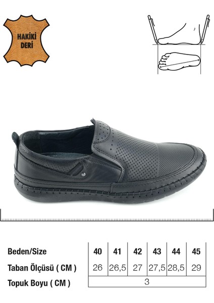 Erkek Yazlık Iç Dış Deri Ortopedik Rahat Taban Boğazdan Lastikli Esnek Günlük Ayakkabı fiyatları
