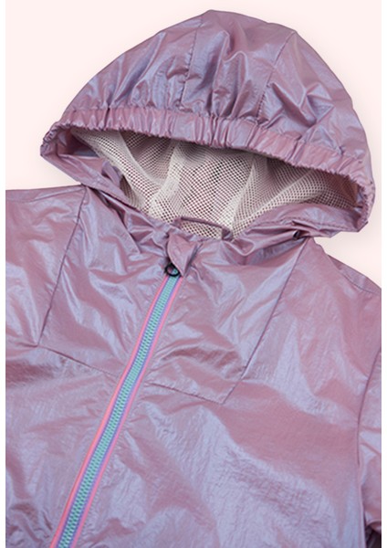 Kız Çocuk Kapüşonlu Lila Yağmurluk fiyatları
