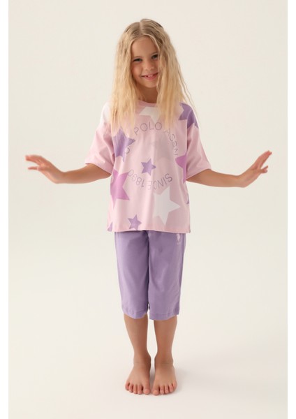 Kız Çocuk Toz Pembe Pijama Takım 50315466-VR050