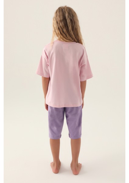 Kız Çocuk Toz Pembe Pijama Takım 50315466-VR050