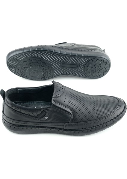 Erkek Yazlık Iç Dış Deri Ortopedik Rahat Taban Boğazdan Lastikli Esnek Günlük Ayakkabı indirimleri