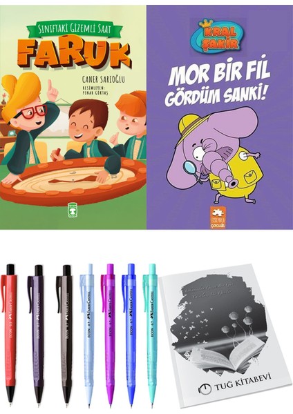 Sınıftaki Gizemli Saat Faruk ve Mor Bir Fil Gördüm Sanki! + Hediyeli