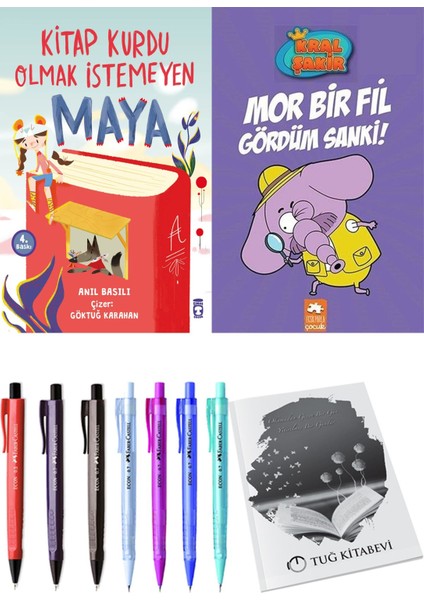 Kitap Kurdu Olmak Istemeyen Maya ve Mor Bir Fil Gördüm Sanki! + Hediyeli