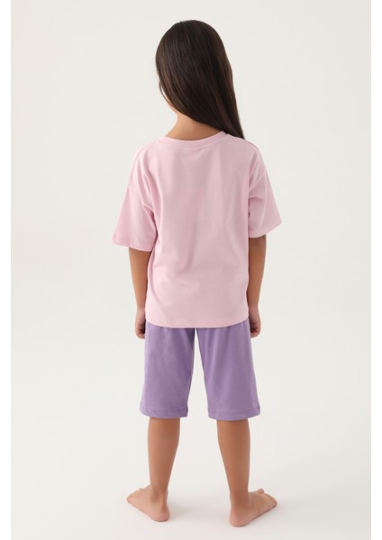 Kız Çocuk Toz Pembe Pijama Takım 50315467-VR050