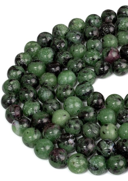 10 mm Ruby Zoist Taşı Dizi (Anyolit)