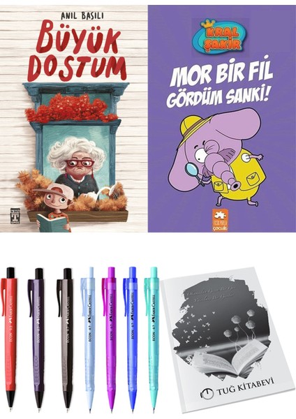 Büyük Dostum ve Mor Bir Fil Gördüm Sanki! + Hediyeli