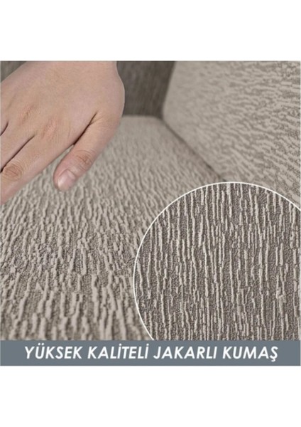 Lastikli Komple Geçirilen Koltuk Örtüsü Seti - 2 Adet 3'lü 2 Adet 1'li fiyatları