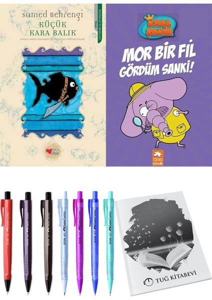 Küçük Kara Balık ve Mor Bir Fil Gördüm Sanki! + Hediyeli