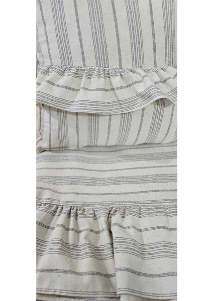 300 cm Fırfırlı Çekyat Koltuk Örtüsü ( 2 Kırlent Hediyeli )Buldan Işi Kanepe Örtü fırsatları