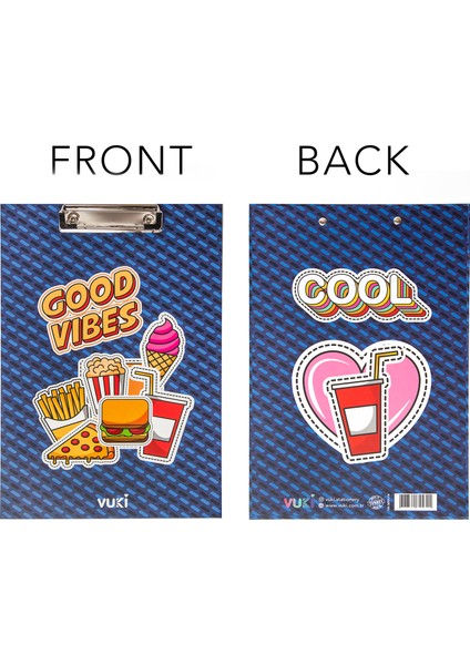 Sekreterlik Defter 2'li Kırtasiye Seti - Fast Food Desenli fırsatları