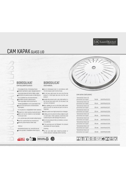 Laurel Kıtchen Borcam Kapak modelleri