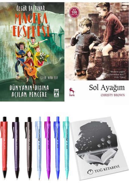 Macera Ekspresi Dünyanın Dışına Açılan Pencere ve Sol Ayağım + Hediyeli