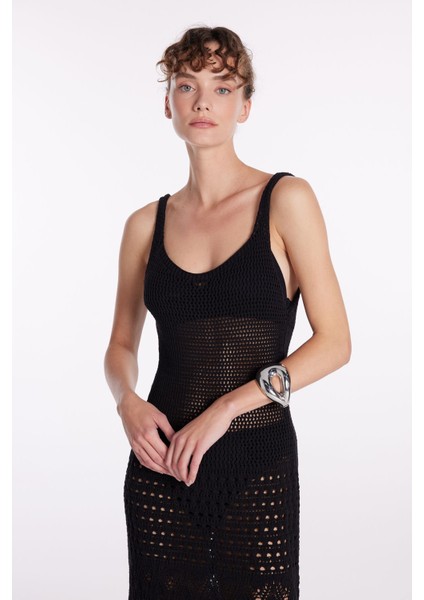 Askılı Salaş Triko Elbise fırsatları