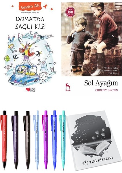 Domates Saçlı Kız ve Sol Ayağım + Hediyeli