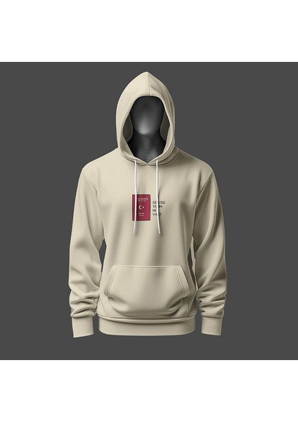 Gidecek Yerim Mi Var Baskılı Hoodie - Unisex Rahat & Şık Tasarım