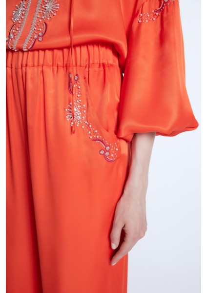 Paçası Lastikli Pantolon Coral 15344098000