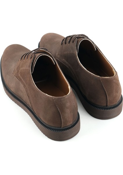 Erkek Iç Dış Deri Ortopedik Rahat Taban Bağcıklı Ayarlanabilir Günlük Klasik Ayakkabı fırsatları