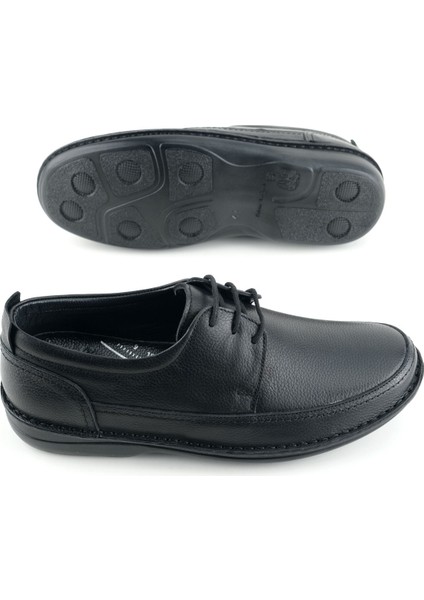 Erkek Yazlık Iç Dış Deri Ortopedik Rahat Klimalı Taban Bağcıklı Ayarlanabilir Günlük Klasik Ayakkabı indirimleri