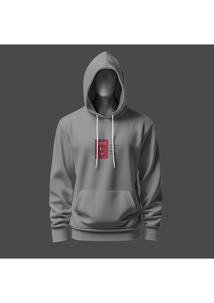 Gidecek Yerim Mi Var Baskılı Hoodie - Unisex Rahat & Şık Tasarım