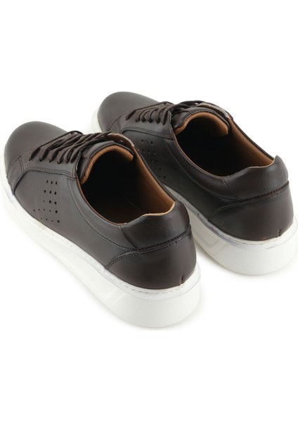 Erkek Iç Dış Deri Ortopedik Rahat Taban Bağcıklı Ayarlanabilir Günlük Spor Ayakkabı fırsatları