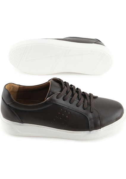 Erkek Iç Dış Deri Ortopedik Rahat Taban Bağcıklı Ayarlanabilir Günlük Spor Ayakkabı indirimleri