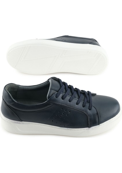 Erkek Iç Dış Deri Ortopedik Rahat Taban Bağcıklı Ayarlanabilir Günlük Spor Ayakkabı indirimleri