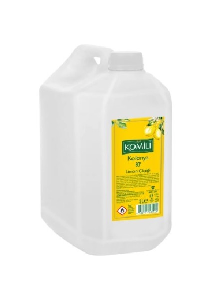 Limon Kolonyası Limon Çiçeği Kolonya 80 Derece 5 Litre