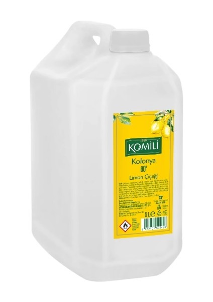 Limon Kolonyası Limon Çiçeği Kolonya 80 Derece 5 Litre