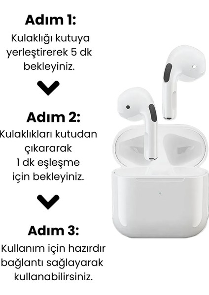 Pro 5+ Yeni Versiyon 5.3 Bt Ios Androıd Uyumlu A+++ Kalite Ses & Şarj Performansı