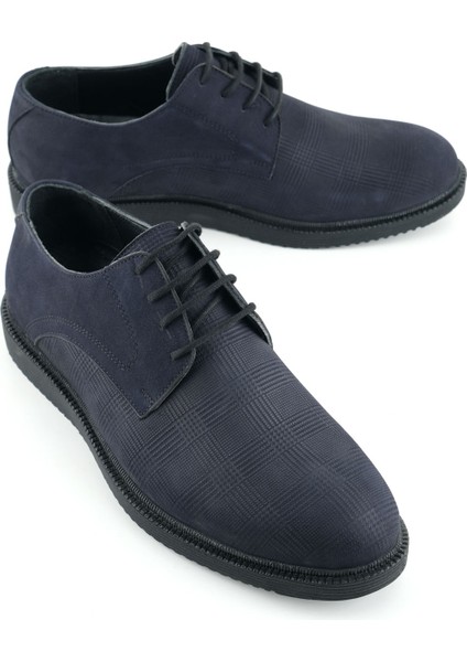 Erkek Iç Dış Deri Ortopedik Rahat Taban Bağcıklı Ayarlanabilir Günlük Klasik Ayakkabı