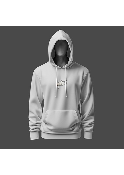 Bagırtmayın Beni Baskılı Hoodie - Unisex Rahat & Şık Tasarım