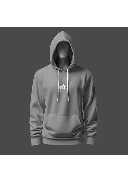 Bagırtmayın Beni Baskılı Hoodie - Unisex Rahat & Şık Tasarım