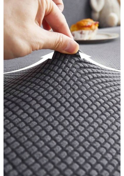 Likrali Streç Lastikli Esnek Yikanabilir Kare Desen Üç Kişilik Kotuk Örtüsü Koltuk Kılıfı Sofa Cove modelleri