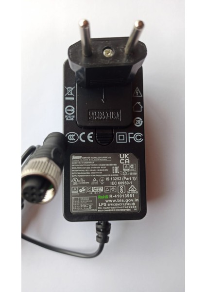 Güç Kaynağı Ünitesi 6075718 24 V Güç Kaynağı Ünitesi, Montajlı M12 Dişi Konnektör, 5 Pimli, A Kodlu. Avrupa, İçin fiyatları