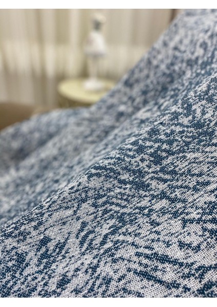 Lüks Pamuklu Koltuk-Çekyat Örtüsü 170X220 Kot Mavi Çift Taraflı Terletmez Kaymaz Toplanmaz fiyatları