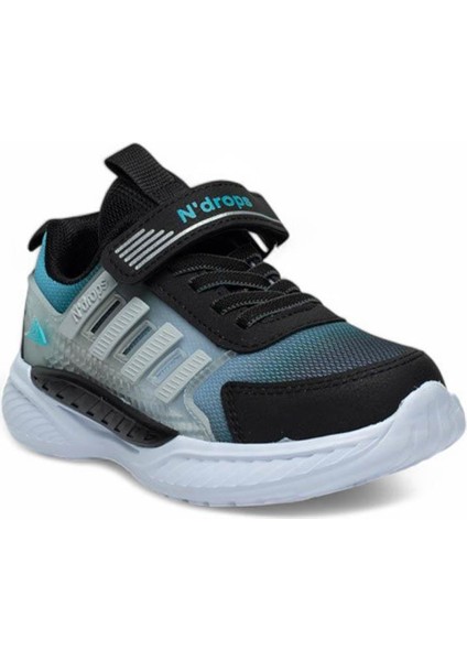 023-25 Anorak Anatomik Çocuk Sneaker Siyah Turkuaz 26-30