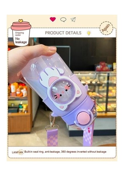Devils Eye 700ML Karikatür Küçük Yüksek Sıcaklığa Dayanıklı Saman Içme Bardağı (Yurt Dışından) indirimleri