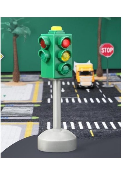 Mini Trafik Işığı ve Levhası Oyuncaklar - Yeşil (Yurt Dışından)