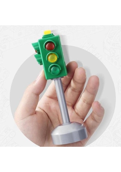 Mini Trafik Işığı ve Levhası Oyuncaklar - Yeşil (Yurt Dışından)