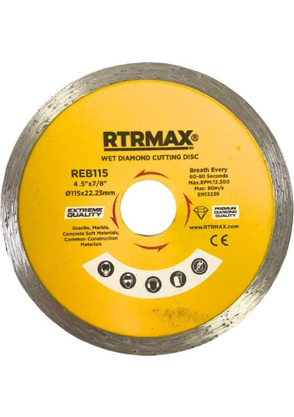 REB115 Mermer Kesici Elmas 115 mm