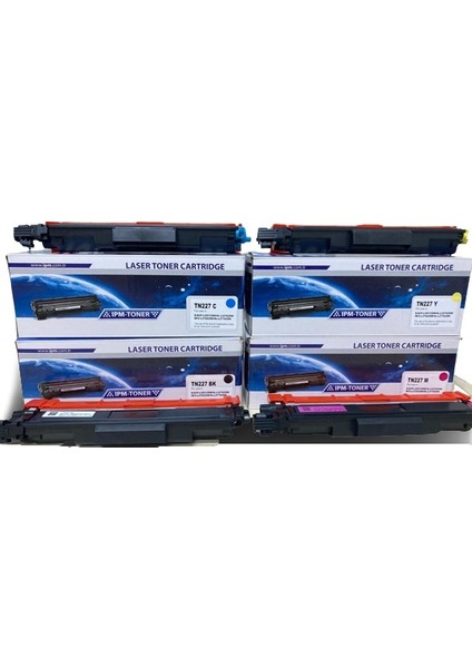 Brother TN-223 / TN-227 Bk Renkli Uyumlu Chipli Toner Seti Brother TN-223 / TN-227 Bk Renkli Uyumlu Chipli Toner Seti