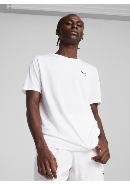 Ess Small Logo Poly Tee Erkek Spor Beyaz Tişört 68254202