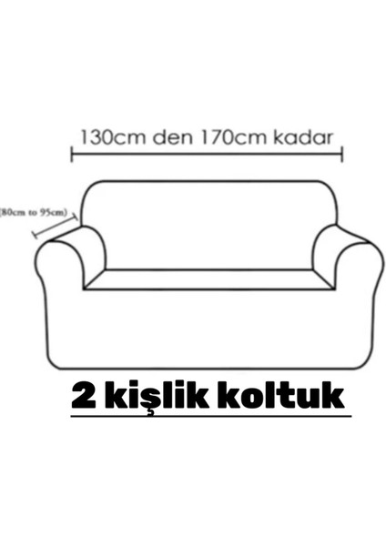 2 Kişlik Koltuk Örtüsü,koltuk Kılıfı 1 Adet ,lastikli,yıkanabilir fiyatları