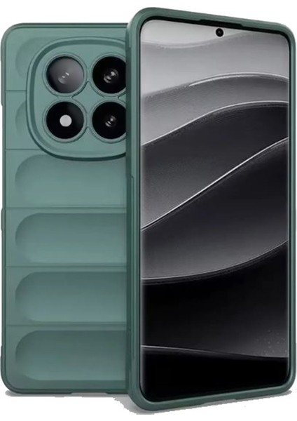 Xiaomi Redmi Note 14 Pro 4g Uyumlu Kılıf Optimum Silikon Yeşil