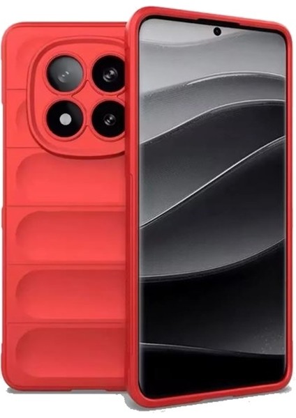 Xiaomi Redmi Note 14 Pro 4g Uyumlu Kılıf Optimum Silikon Kırmızı