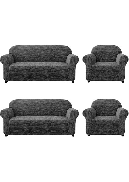 Jakarli Koltuk ,kanepe ,çekyat Örtüsü Çubuk Desen Esnekli Eteksiz3+3+1+1 Takım fiyatları