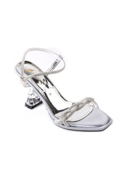 Tamer 02837 8,5 Topuklu Kadın Abiye Sandalet Ayakkabı modelleri